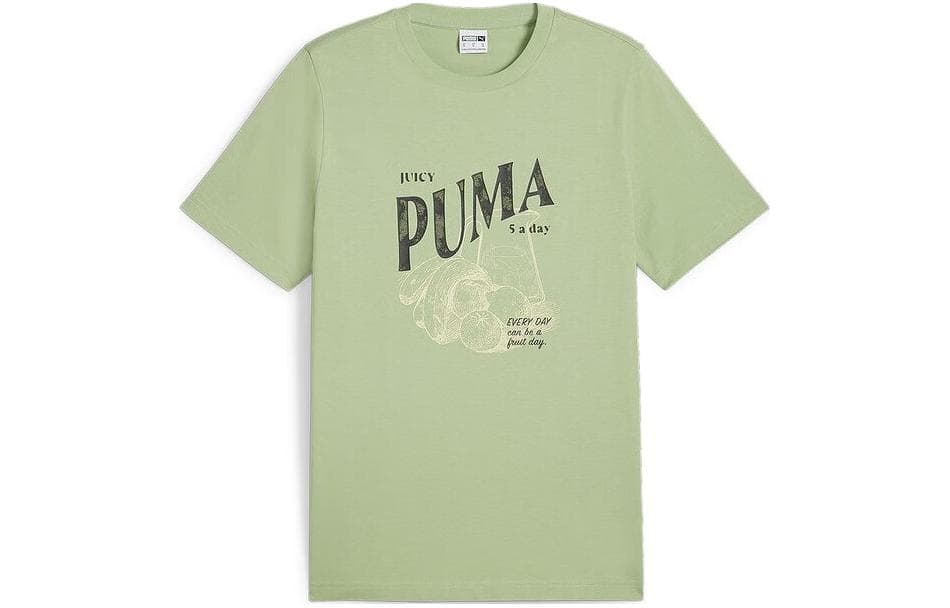 PUMA SS24 T Shirt Light Green