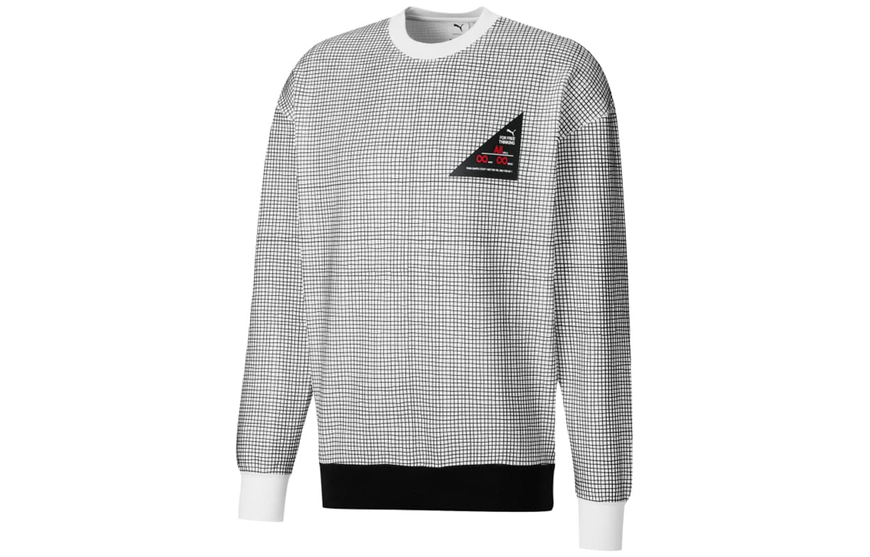 PUMA Sweatshirts Black Crew Neck Moderate Straight Fit