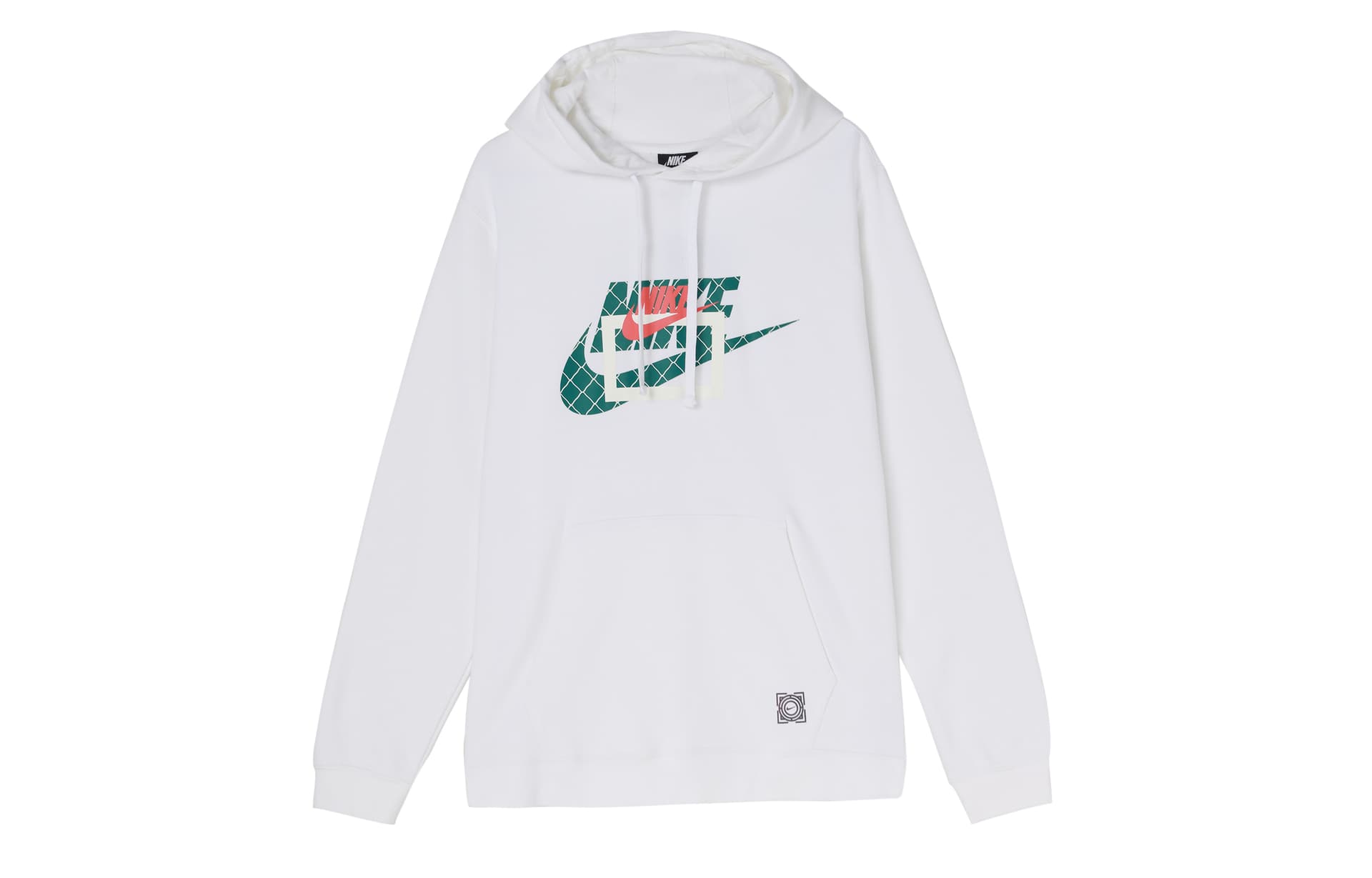 Nike Sweatshirts White Hooded Moderate Straight Fit