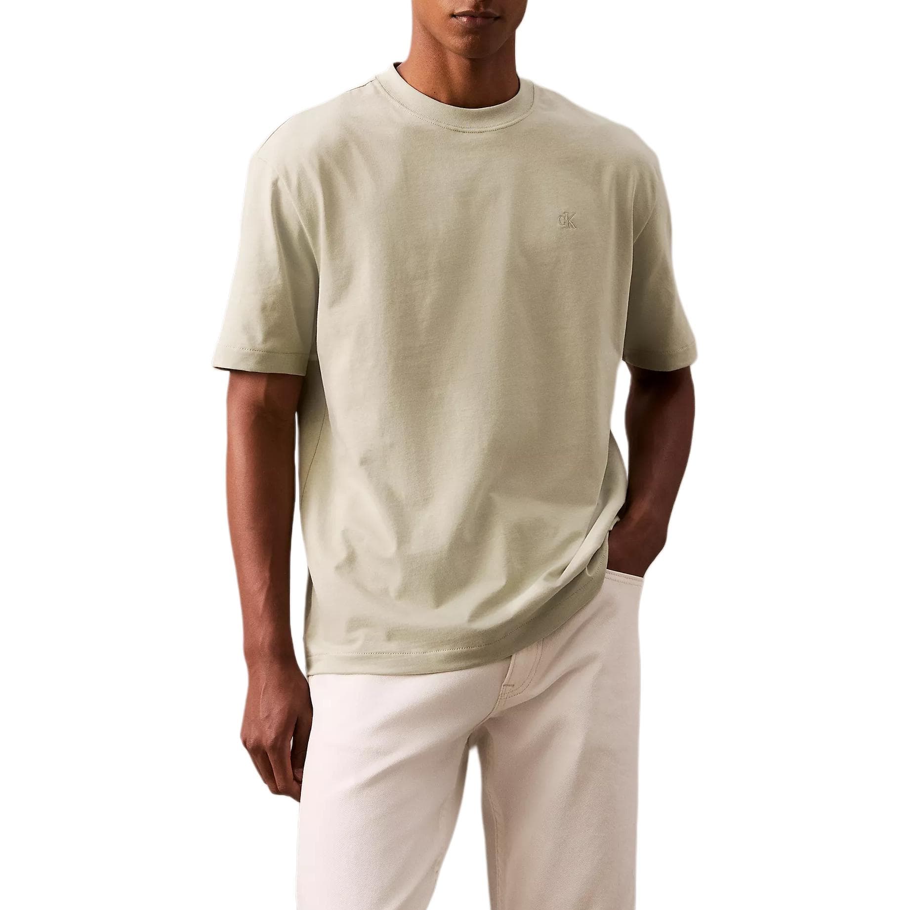 CALVIN KLEIN T Shirt Grass Green
