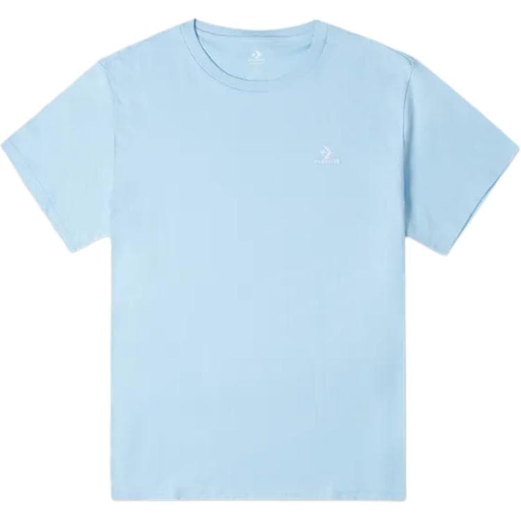 Converse T Shirts Blue Crew Neck Moderate Blue