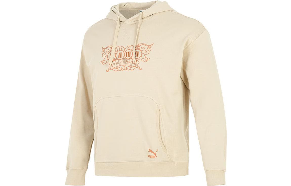 PUMA FIRST MILE Sweatshirts Ecru Hooded Moderate Other