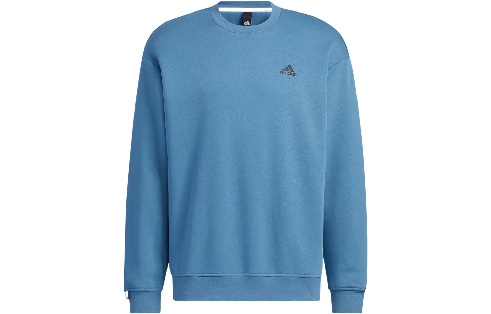 Adidas Sweatshirts Blue Crew Neck Moderate Regular