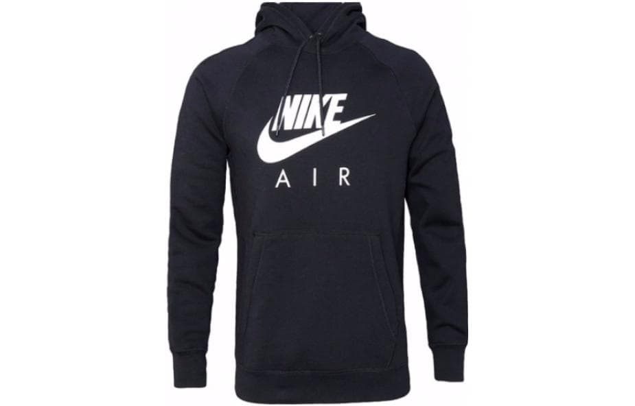 Nike Sweatshirts Black Hooded Moderate Straight Fit