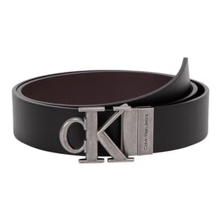 CALVIN KLEIN Cow Black/Dark Brown Width 3.5cm