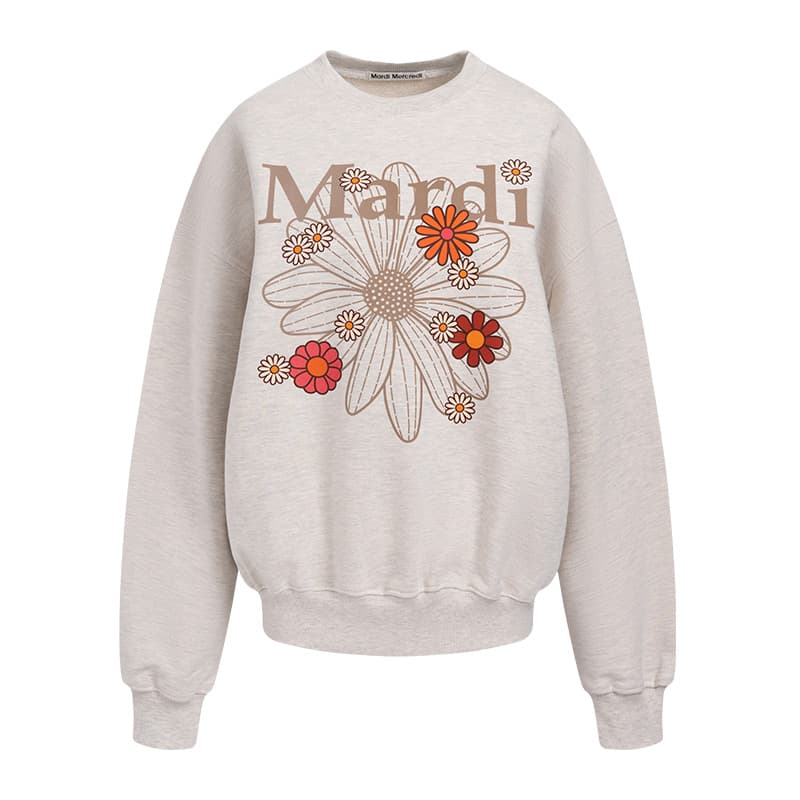MARDI MERCREDI Flower Blossom Sweatshirt