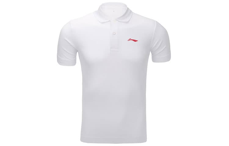 LiNing Polo Shirts White Moderate