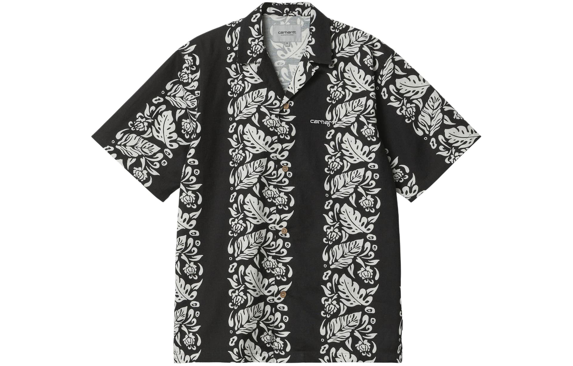 Carhartt WIP SS24 S/S Floral Shirt Black