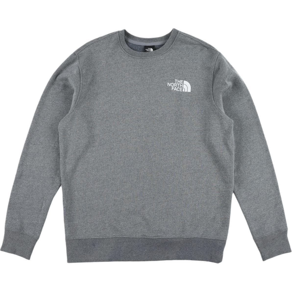 THE NORTH FACE U Logo Pullover Crew Sweatshirt Gray