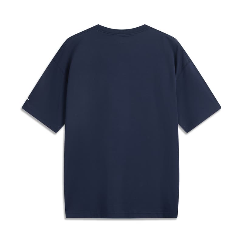 Li Ning Outdoor Counterflow T Shirt Dark Iris Blue