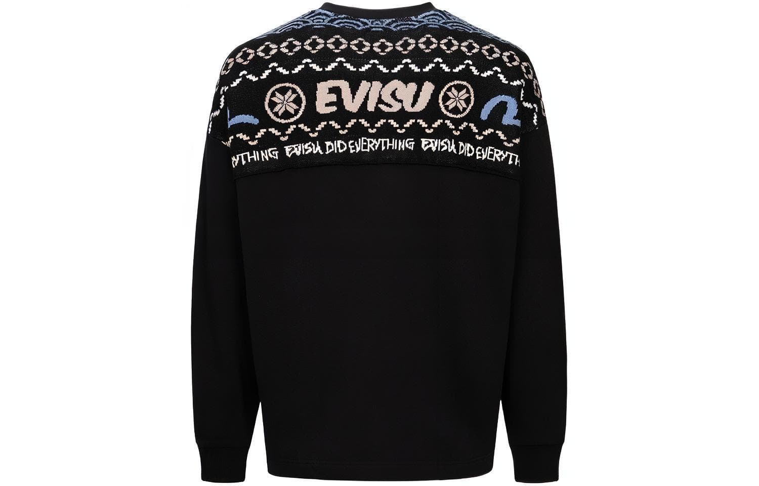 EVISU AW23 Sweatshirt Black