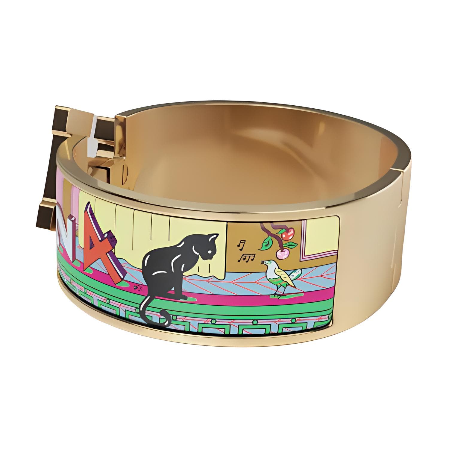 HERMES Clic H Bangles Gold