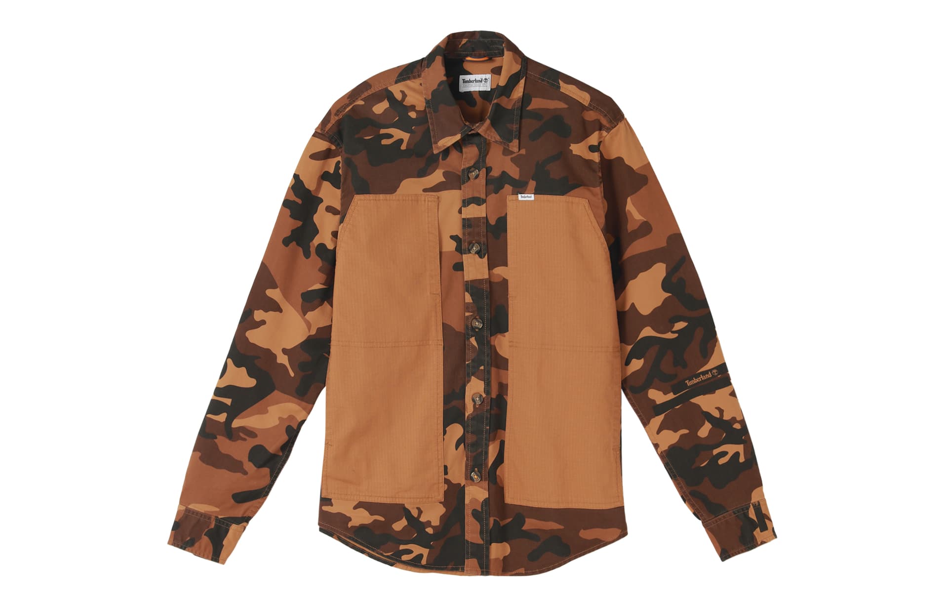 Timberland Shirt Yellow Camouflage