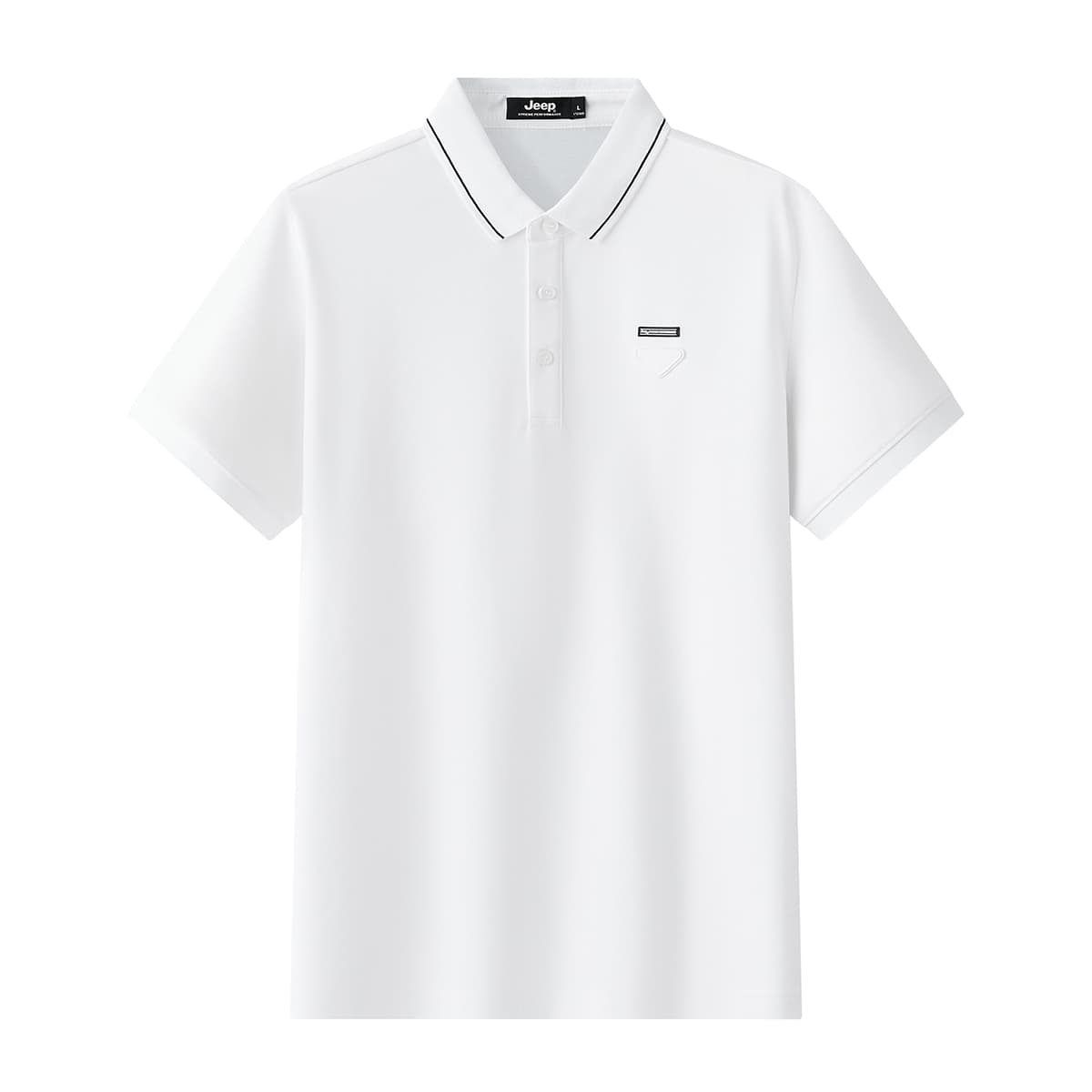 Jeep Polo Shirts Polo Collar Thin Other White