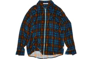 Acne Studios Checked Velvet Shirt