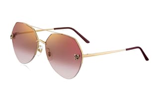 CARTIER Aviator Sunglasses Gold