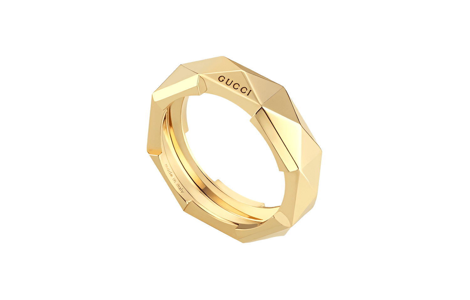 GUCCI Link To Love Series 18K Gold Rings Gold