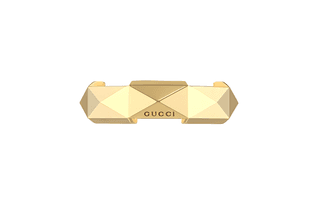 GUCCI Link To Love Series 18K Gold Rings Gold