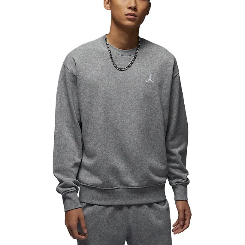 Jordan Brooklyn Fleece FW24 Sweatshirt Carbon Gray