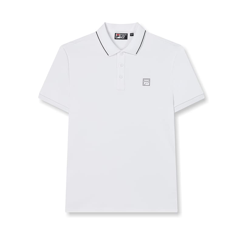 FILA Heritage Polo Shirt Standard White