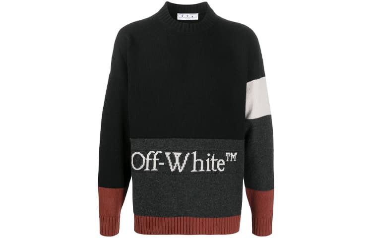 OFF WHITE FW20 Sweaters Multicolor Crew Neck Moderate Other Multicolor