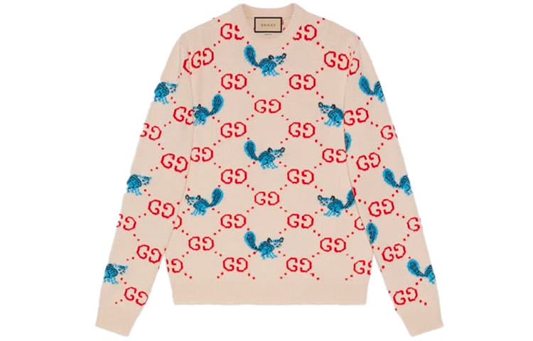 GUCCI Sweater Ivory White
