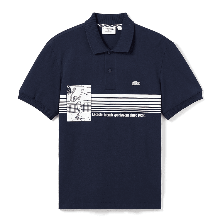LACOSTE French Made Cotton Polo Shirt