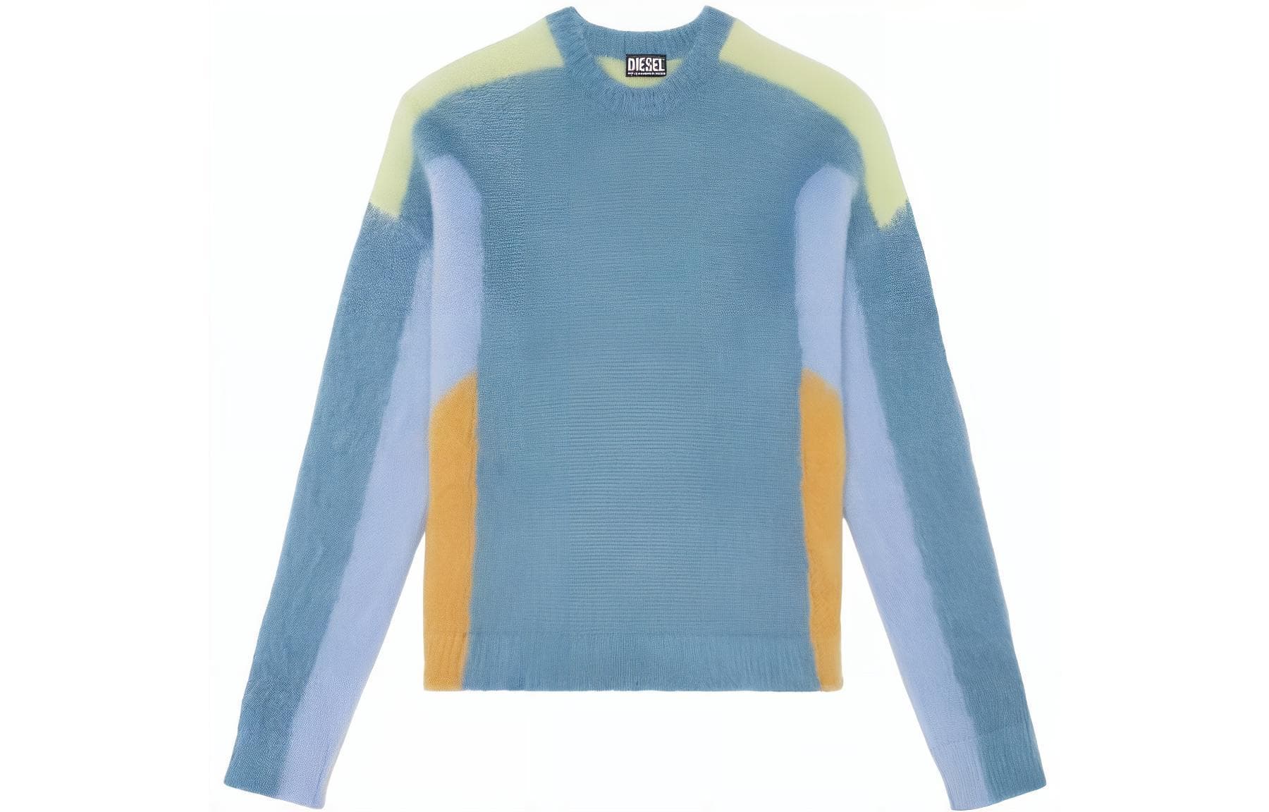 DIESEL Sweaters Blue Crew Neck Moderate Straight Fit