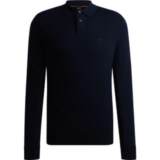 HUGO BOSS Logoembroidered Virgin Wool Blend Jumper