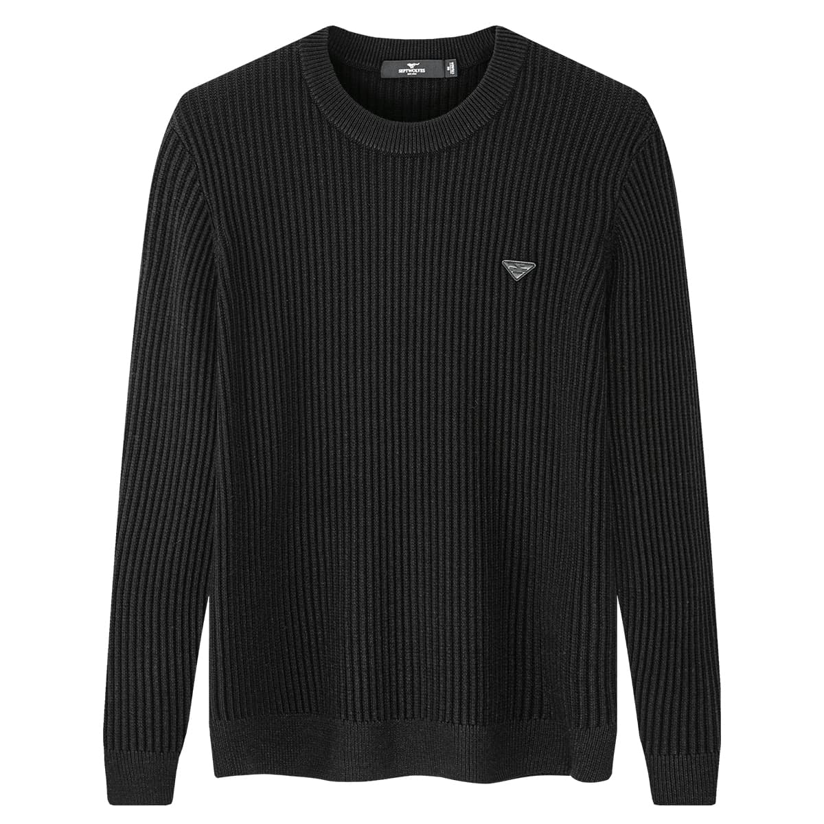 SEPTWOLVES Sweaters Crew Neck Thickened