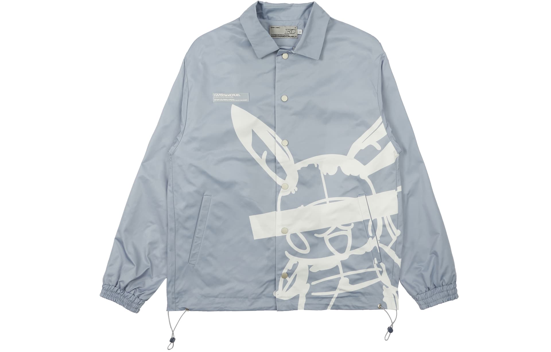 HARSH CRUEL SS21 Loose Fit Instructor Jacket Gray