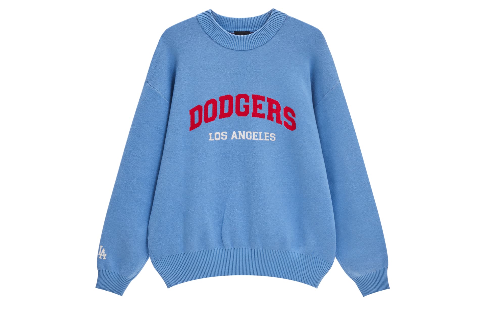 MLB Preppy Knitwear Sky Blue (Suggestion: Consider 1 Size Down) Crew Neck Moderate
