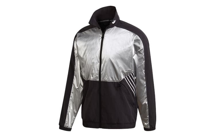 Adidas Originals Jackets Black Stand Collar Moderate Other