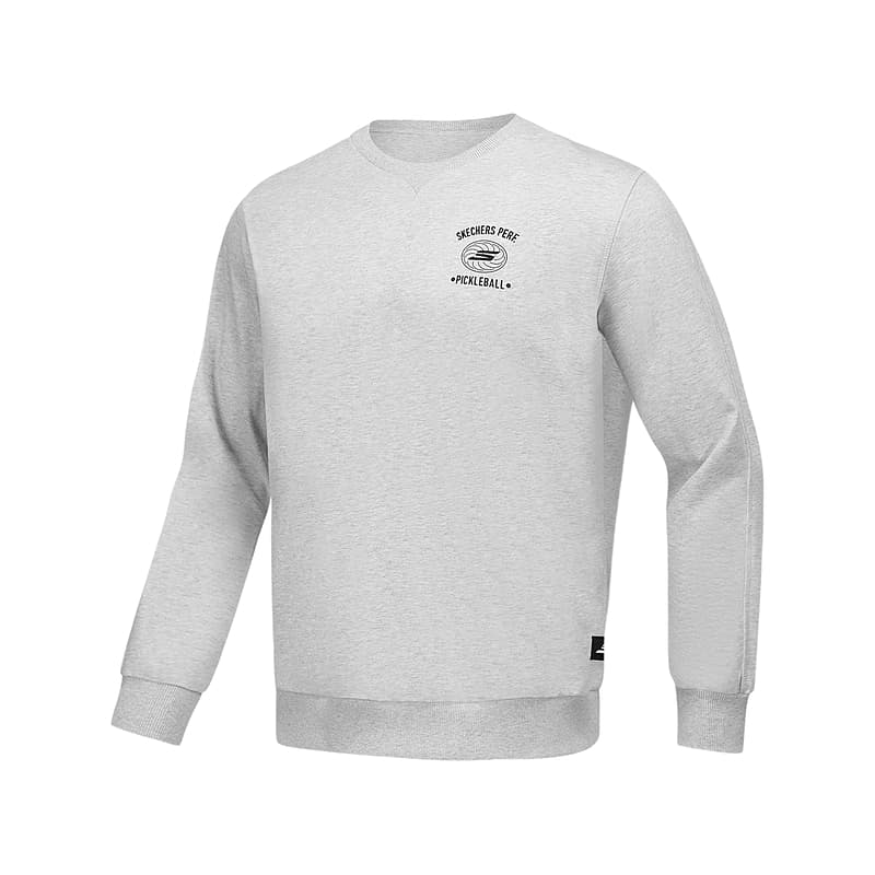 Skechers Sweatshirt Fine Grained Pattern Gray