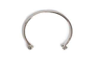 Alexander McQueen twin skull bracelet