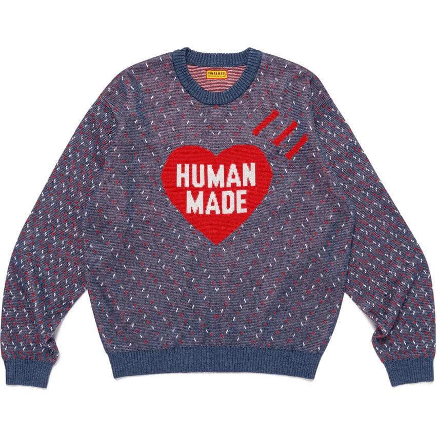 Human Made heartlogo sweater