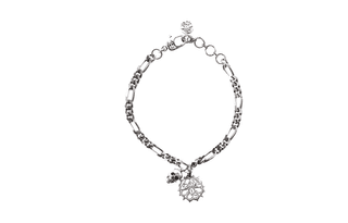 Alexander McQueen Studded Seal Skull Bracelet