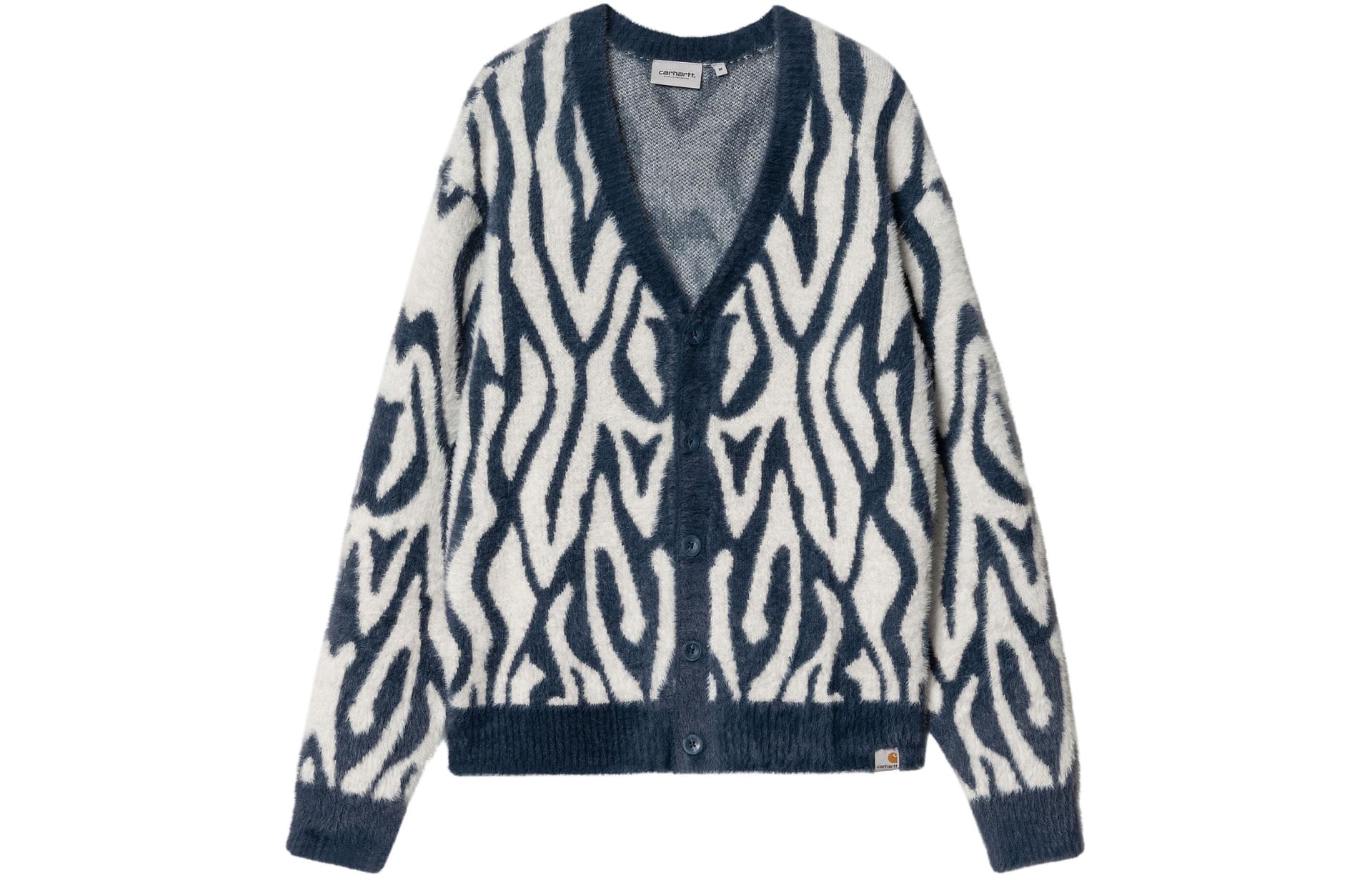 Carhartt WIP Paten Cardigan Knitwear White