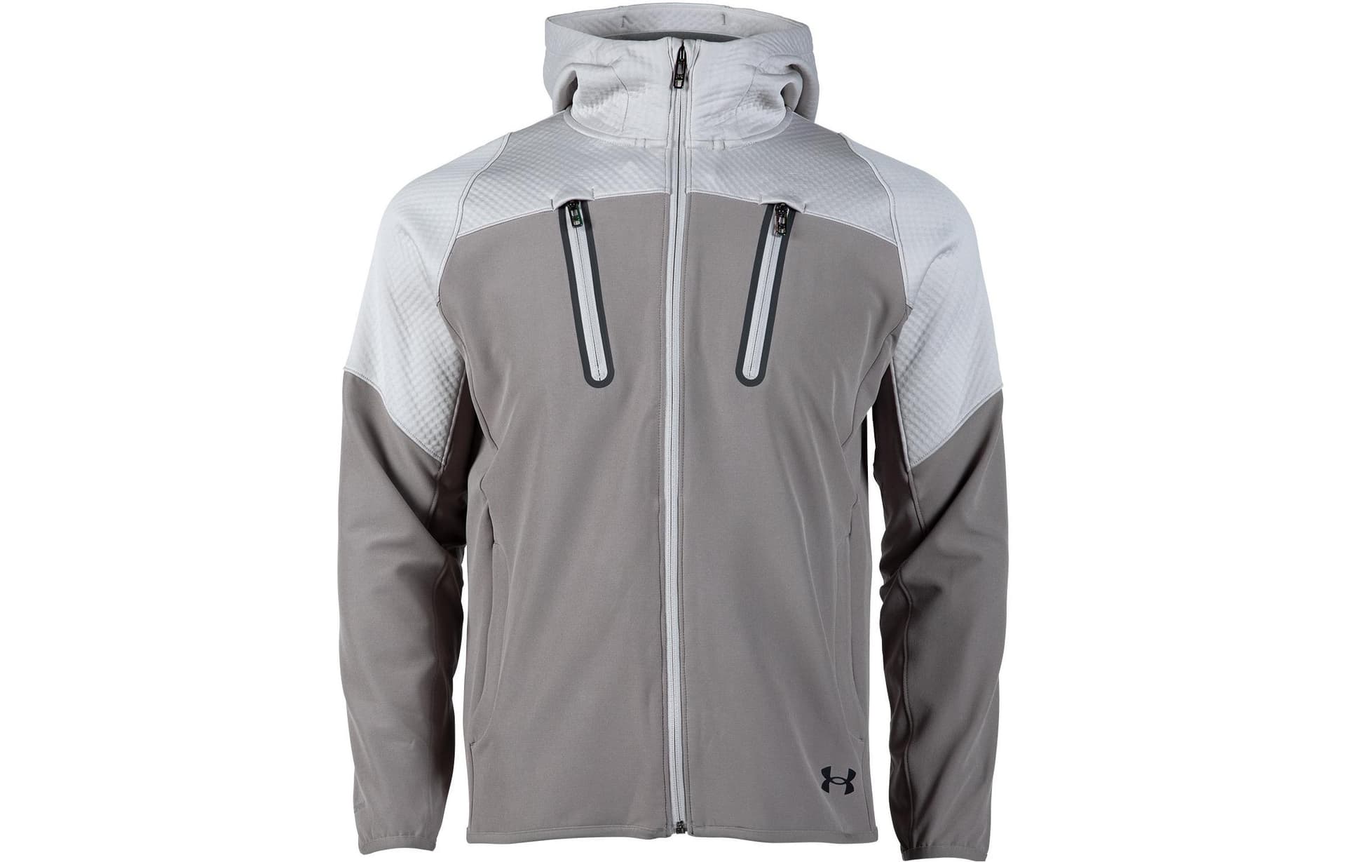 Under Armour Jackets Gray Hooded (Nondetachable) Moderate Straight Fit