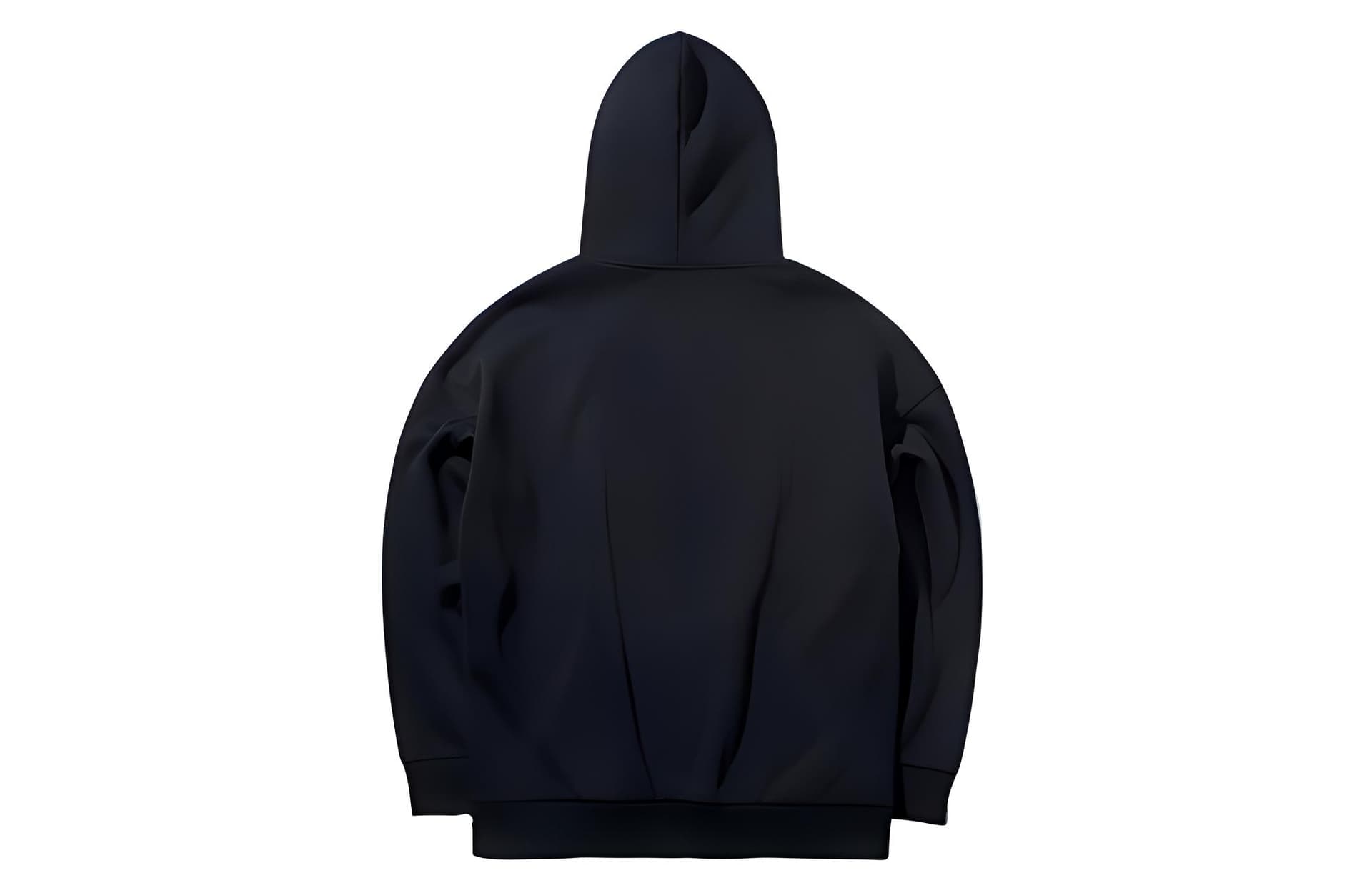 Li Ning Badfive Collection, Fleece Lined Pullover Sweatshirt New Standard Black