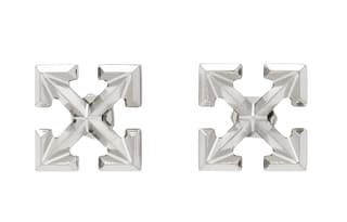 OFF WHITE Mini Arrow Earrings