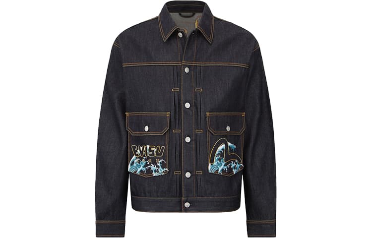 EVISU Denim Jacket Denim Blue