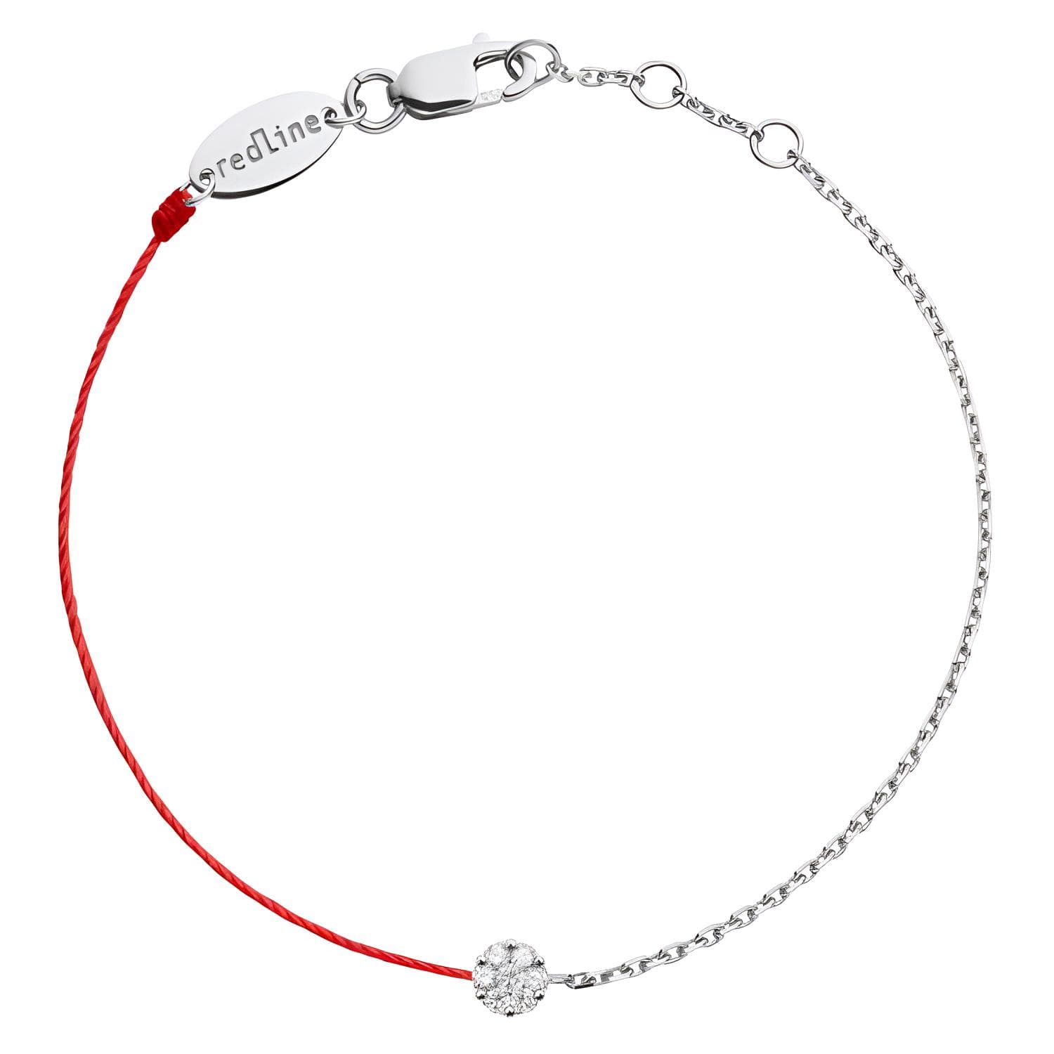 Redline Original Design Diamond Anklets Silver Silver