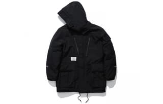 MADNESS Puffer Jackets Black Hooded Moderate Parka Puffer Jacket
