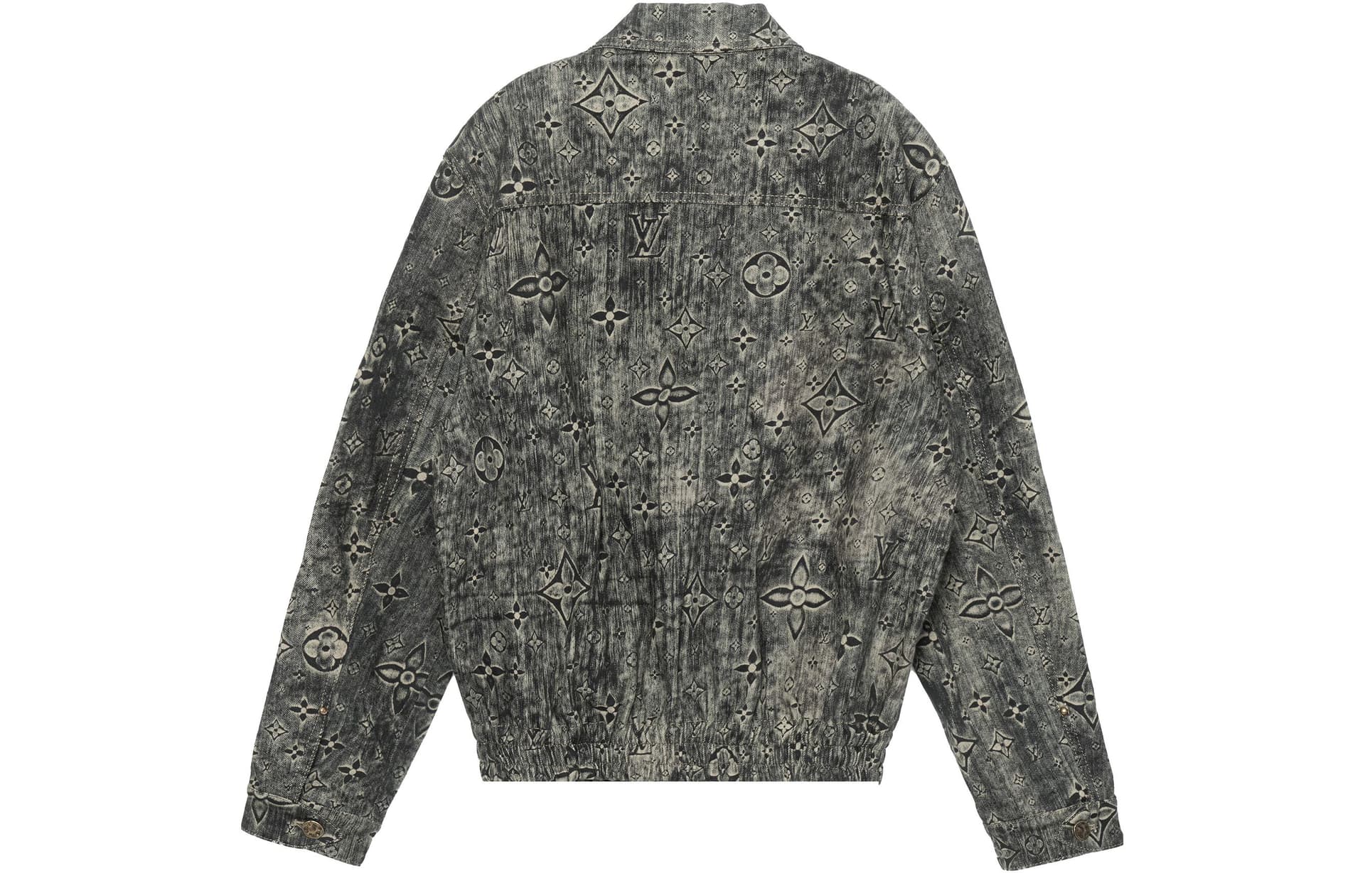 LOUIS VUITTON Lv Fall Series Denim Jacket Gray