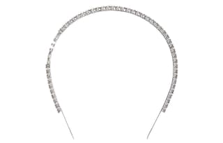 MIU MIU Crystal Headbands Silver