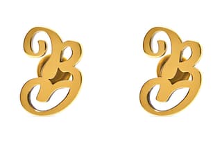 Balenciaga Typo B earrings