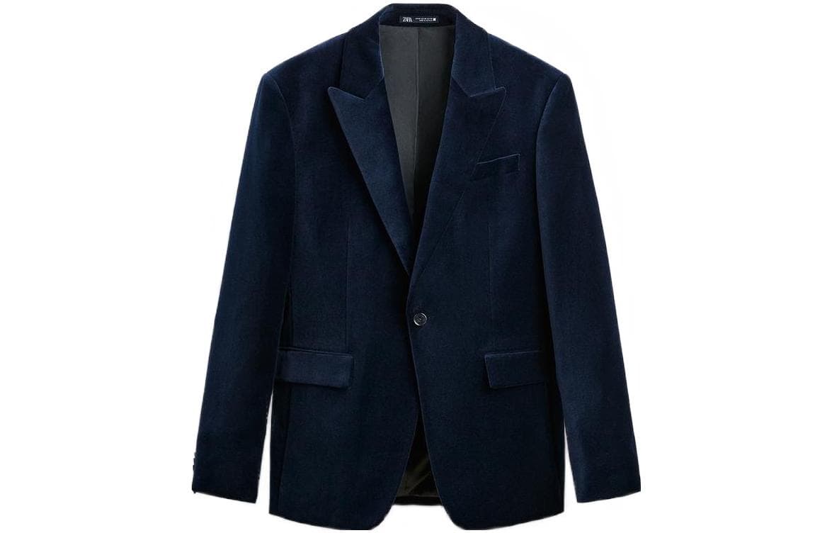ZARA Business Suits Blue Moderate Blue