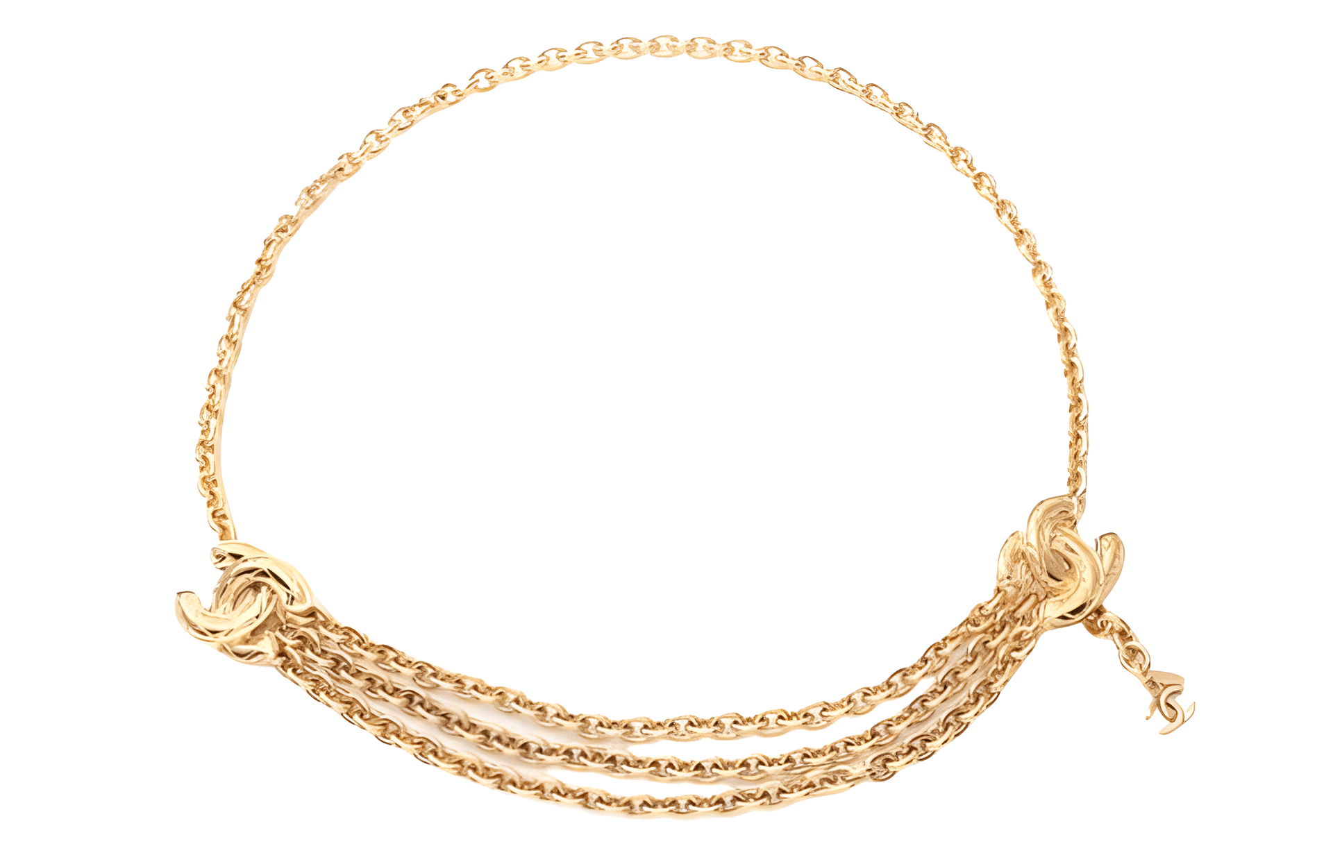 CHANEL Waist Chains Gold Gold