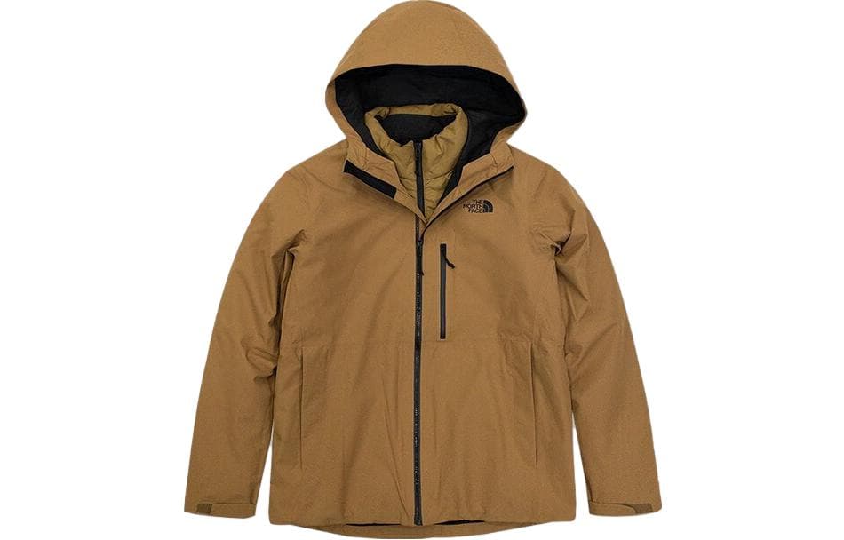 THE NORTH FACE TABLE Waterproof, Windproof, Breathable, Thermal Windbreaker Jacket Brown